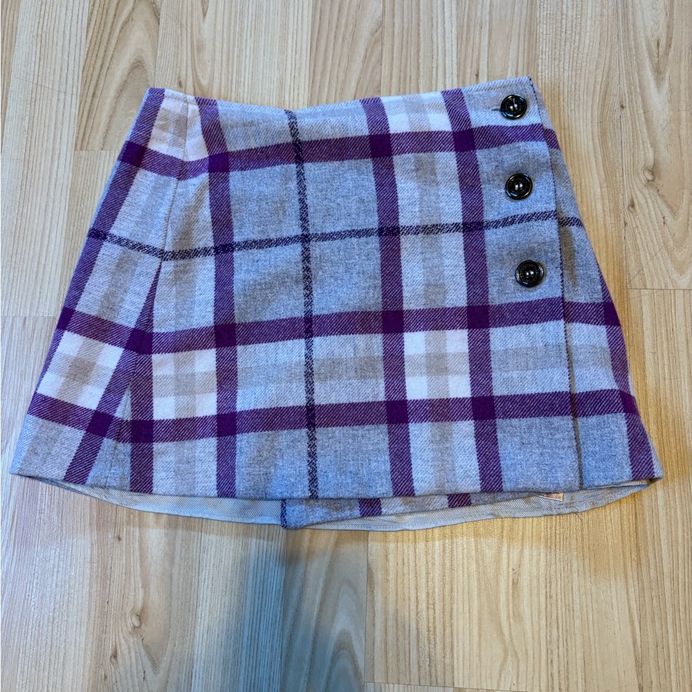 Burberry skirt size 12y purple/grey